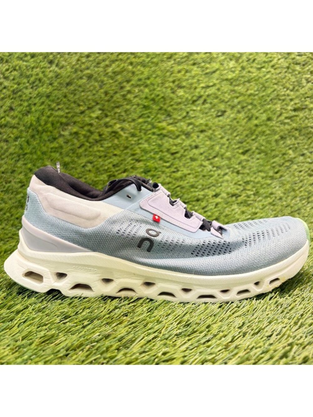On Cloudstratus 3 Womens Size 7.5 Blue White Athletic Running Shoes Sneakers